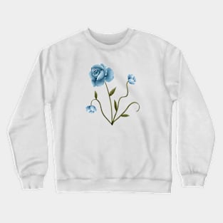 Blue Rose Crewneck Sweatshirt